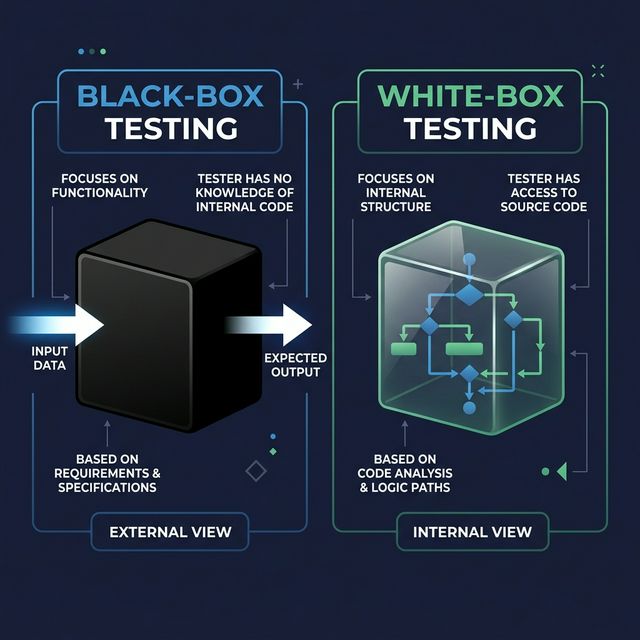 Black-Box vs White-Box Testing
