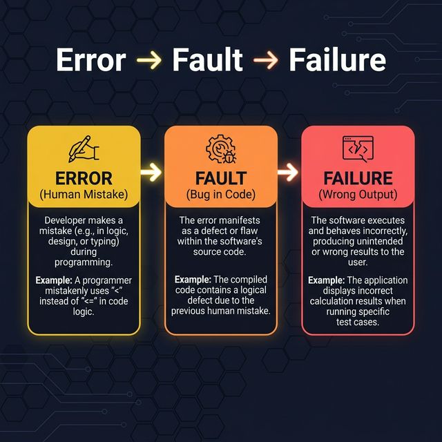Error Fault Failure Chain