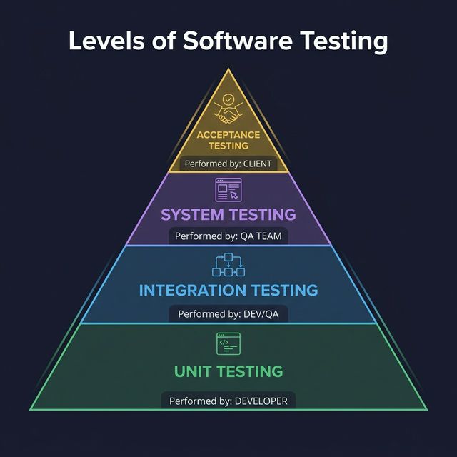 Testing Levels Pyramid